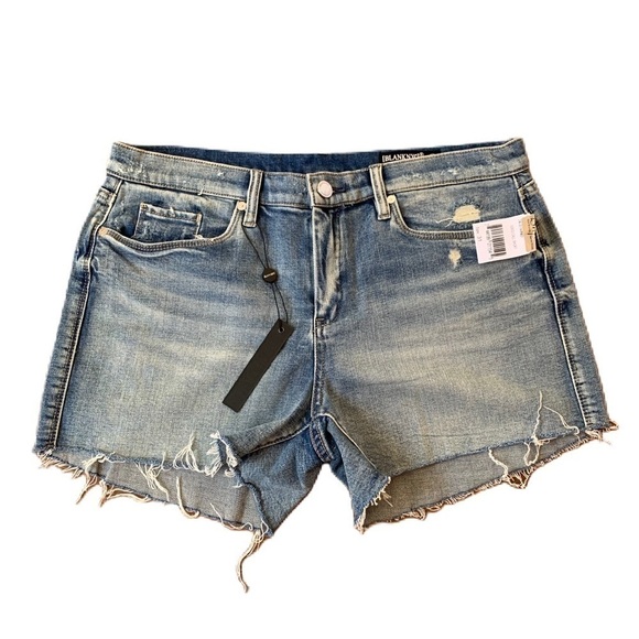 NEW BLANK NYC Light Wash High Rise Denim Shorts Size 31 - Picture 1 of 7